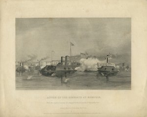メンフィスでのガンボートの行動、1865年頃